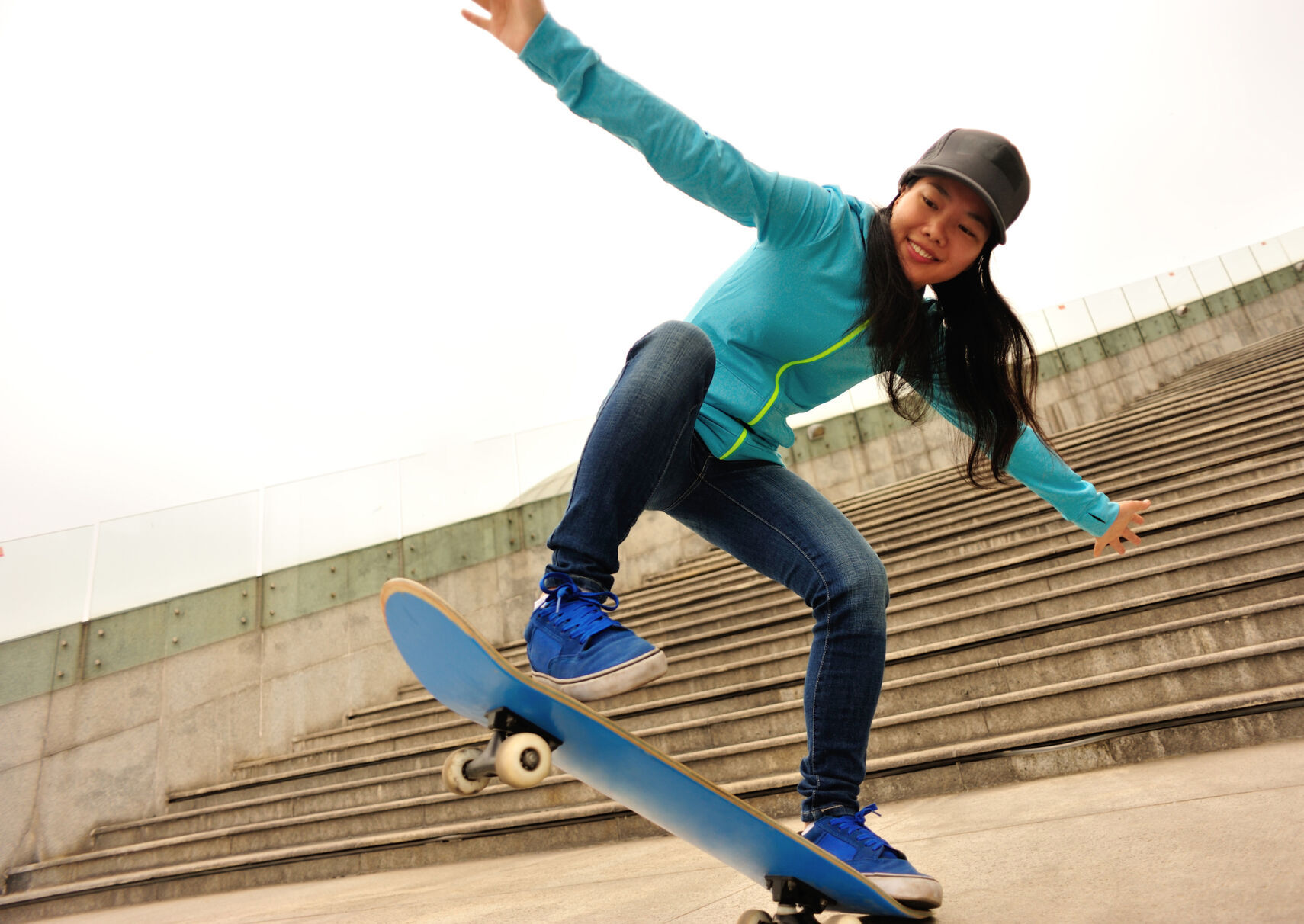 Skateboarding